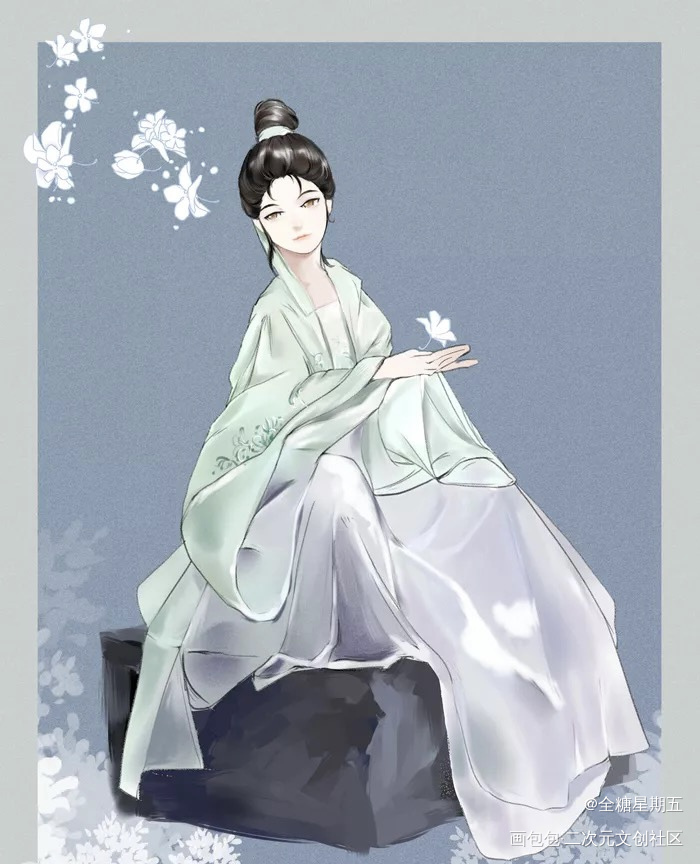 自设oc_板绘涂绘画作品