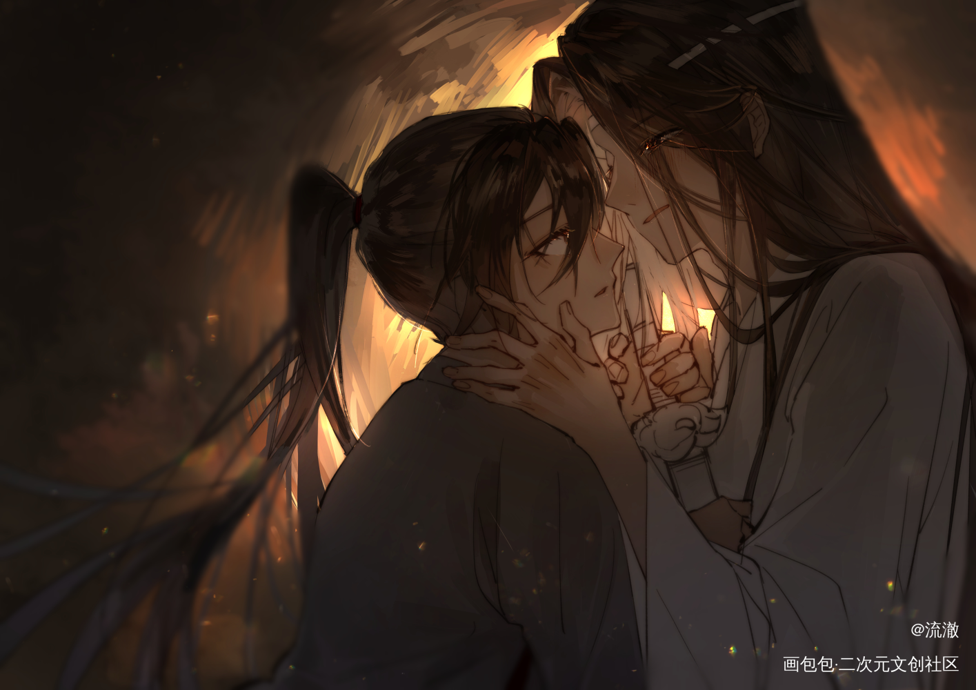 day25_魔道祖师忘羡蓝忘机魏无羡绘画作品