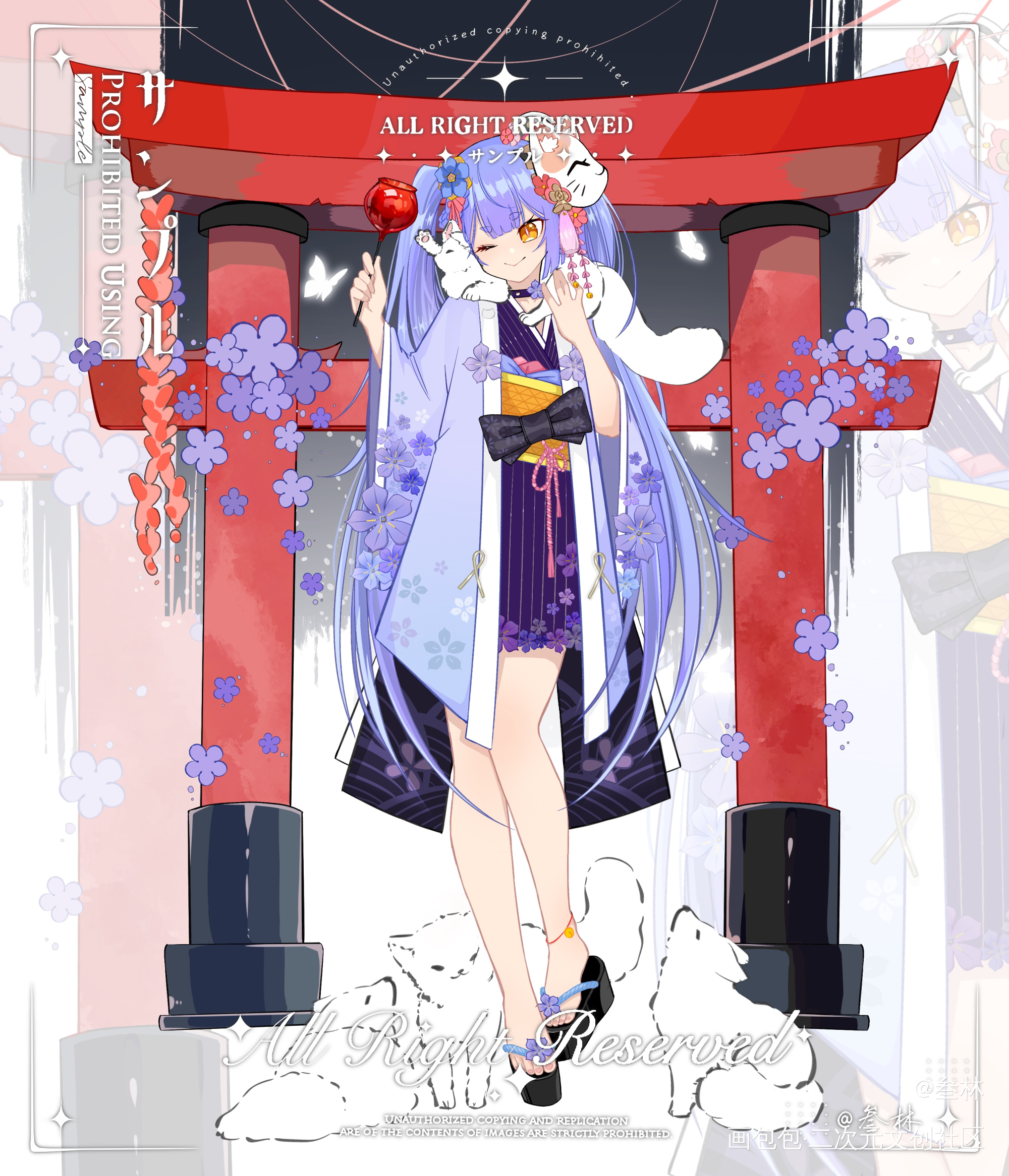 一张立绘_立绘我要上首推人设约稿绘画绘画作品