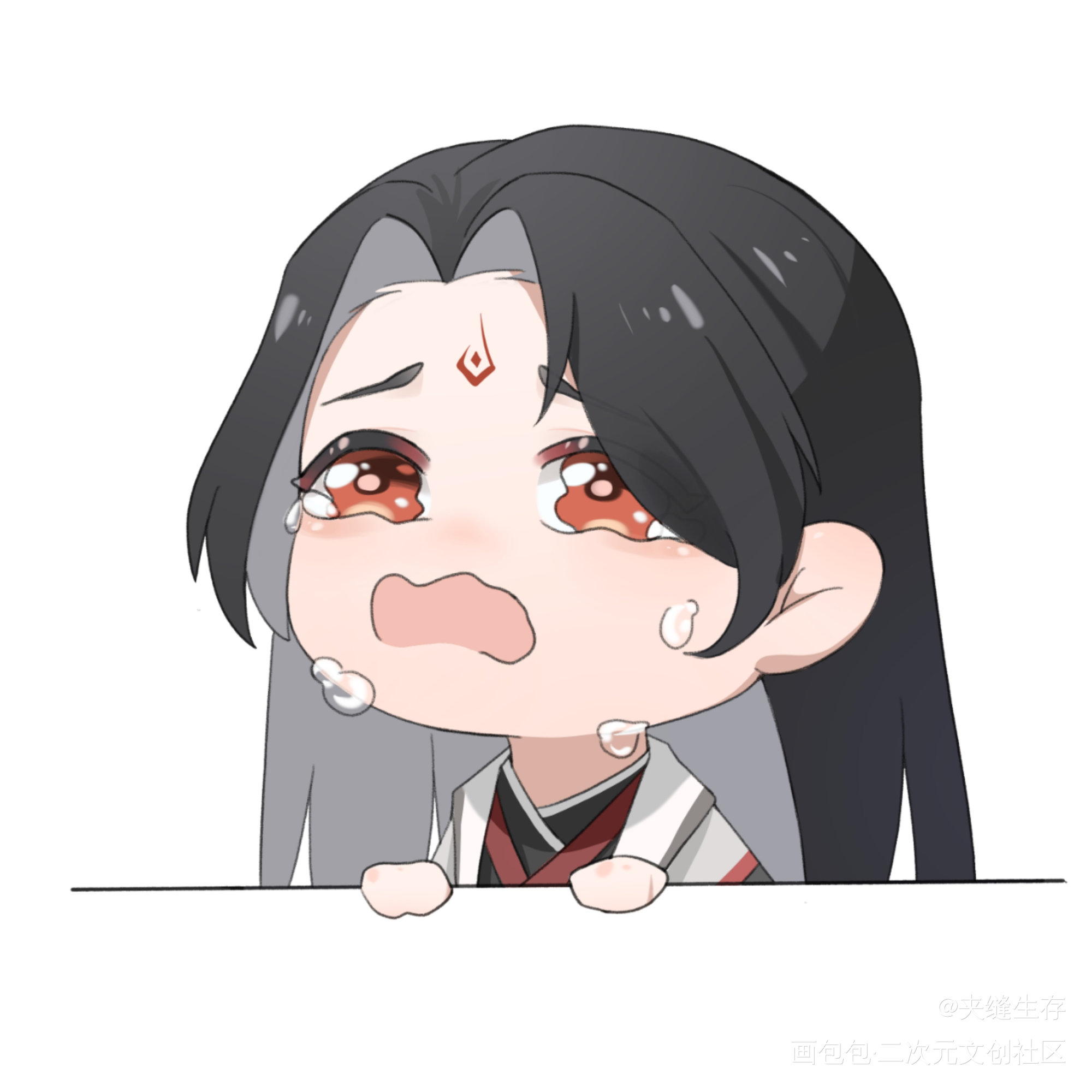 _人渣反派自救系统冰秋洛冰河绘画作品