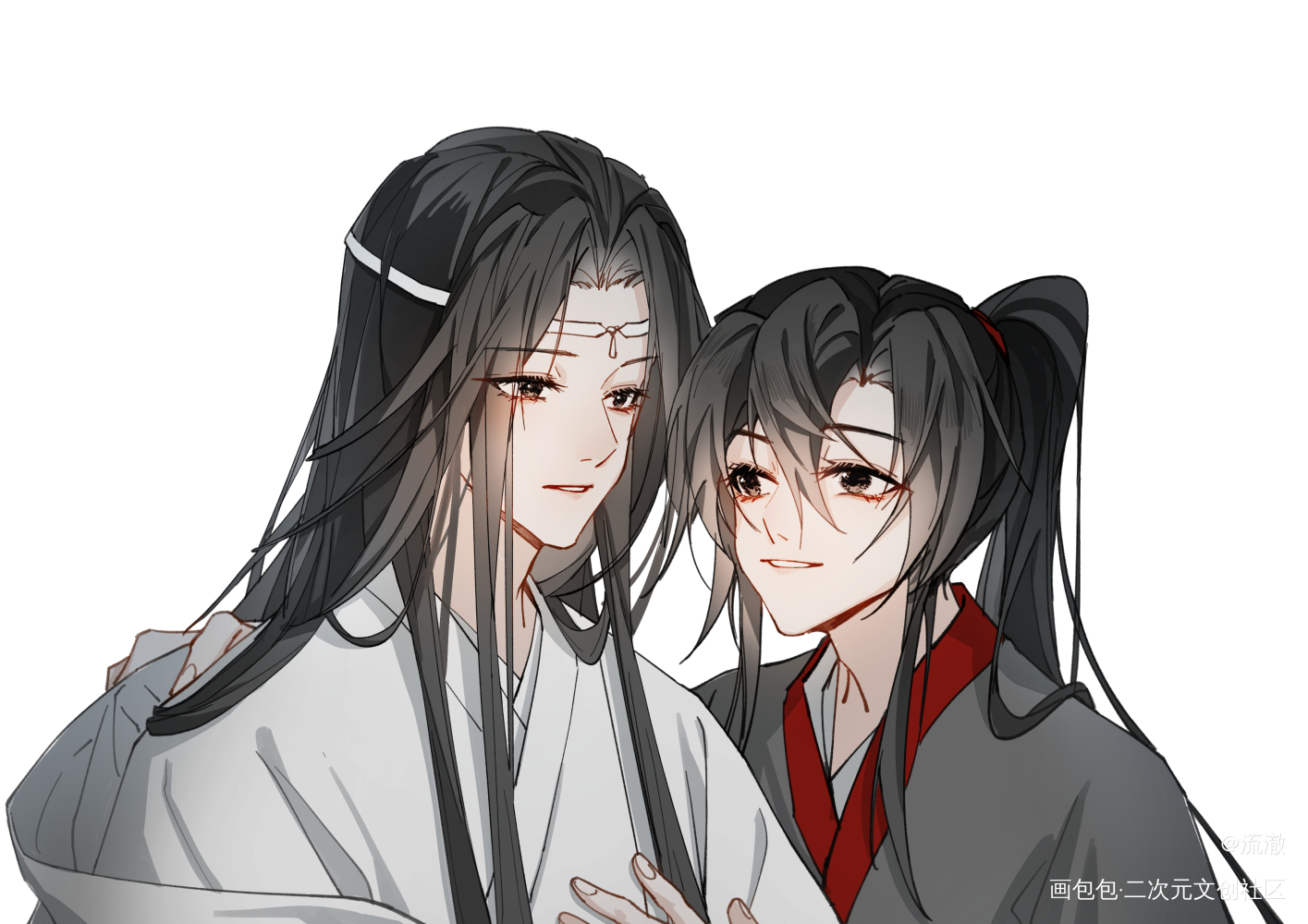 day27_魔道祖师忘羡蓝忘机魏无羡绘画作品