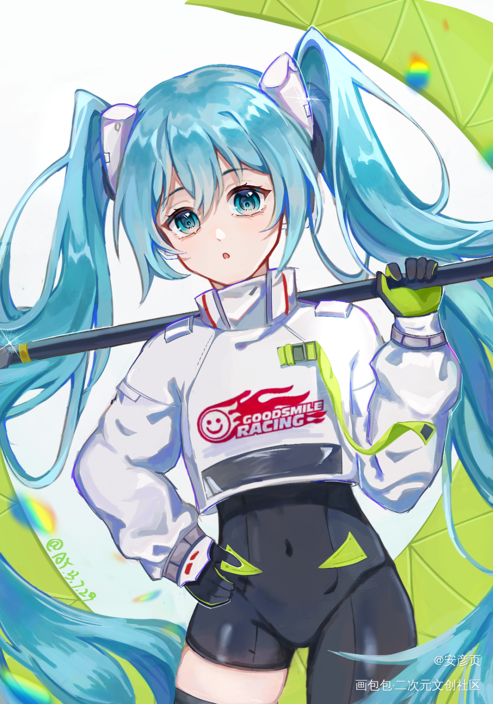 初音未来_VOCALOID初音未来头像同人绘画绘画作品