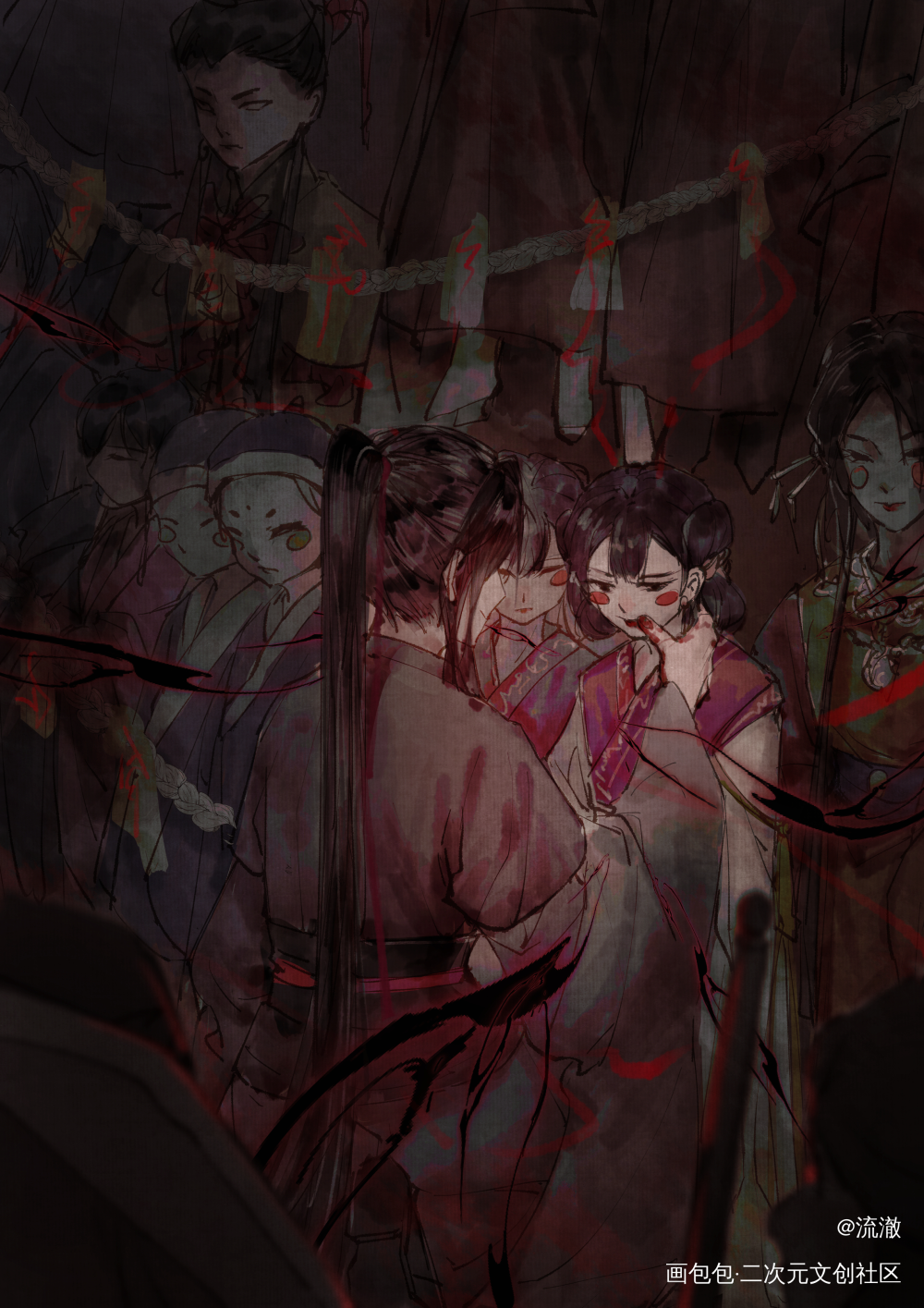 day28_魔道祖师魏无羡绘画作品