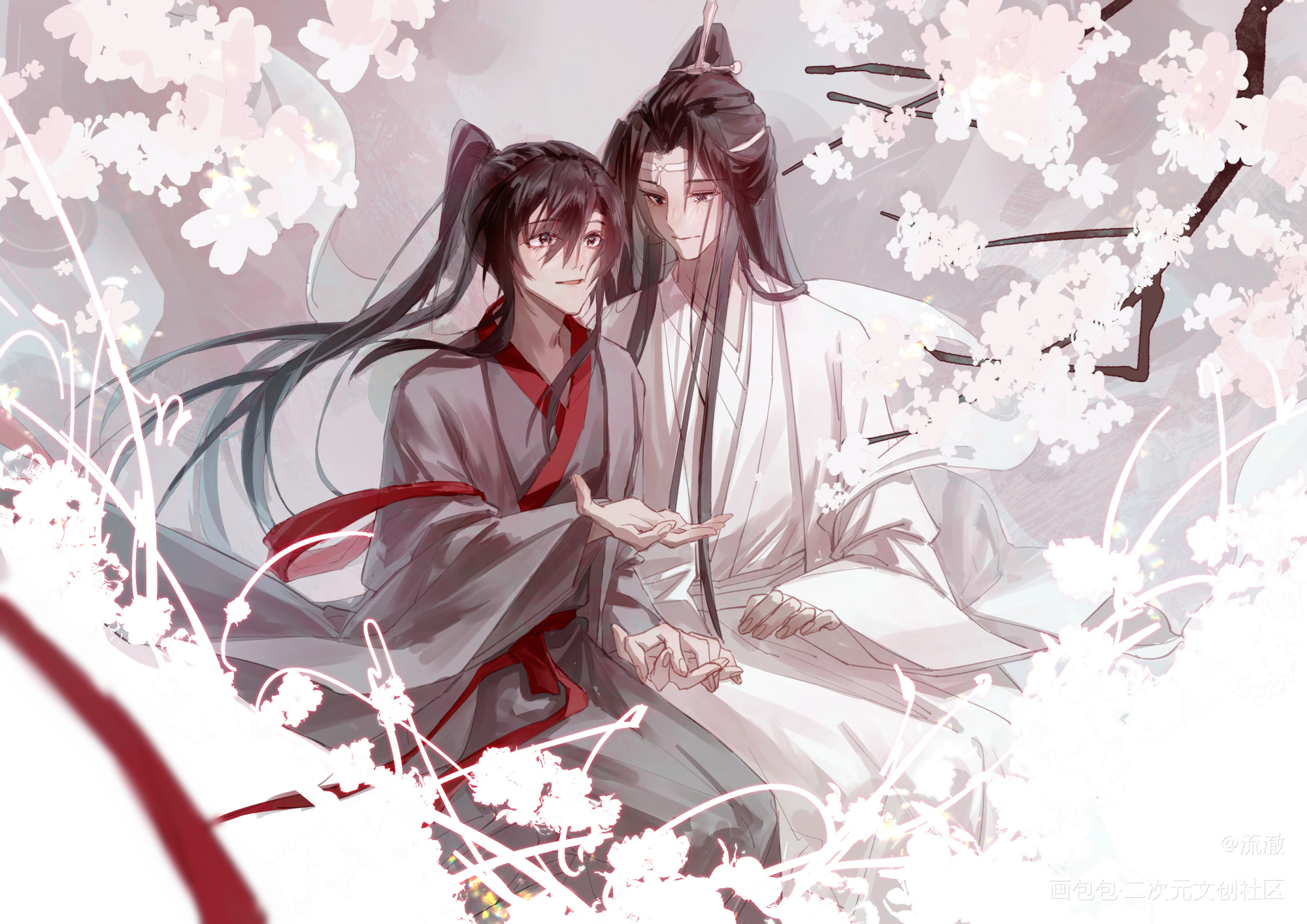 day30_魔道祖师忘羡蓝忘机魏无羡绘画作品