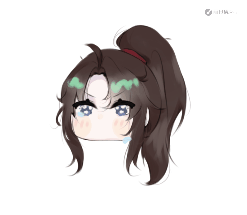 _魔道祖师摸鱼页绘画作品