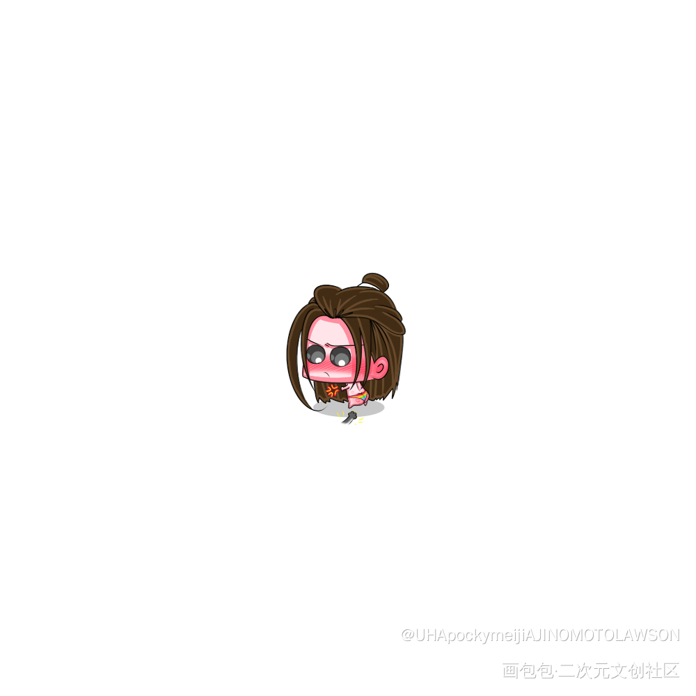 狗狗：嘻嘻拍拍猫猫的彩虹屁_二哈和他的白猫师尊燃晚墨燃楚晚宁Q版绘画作品