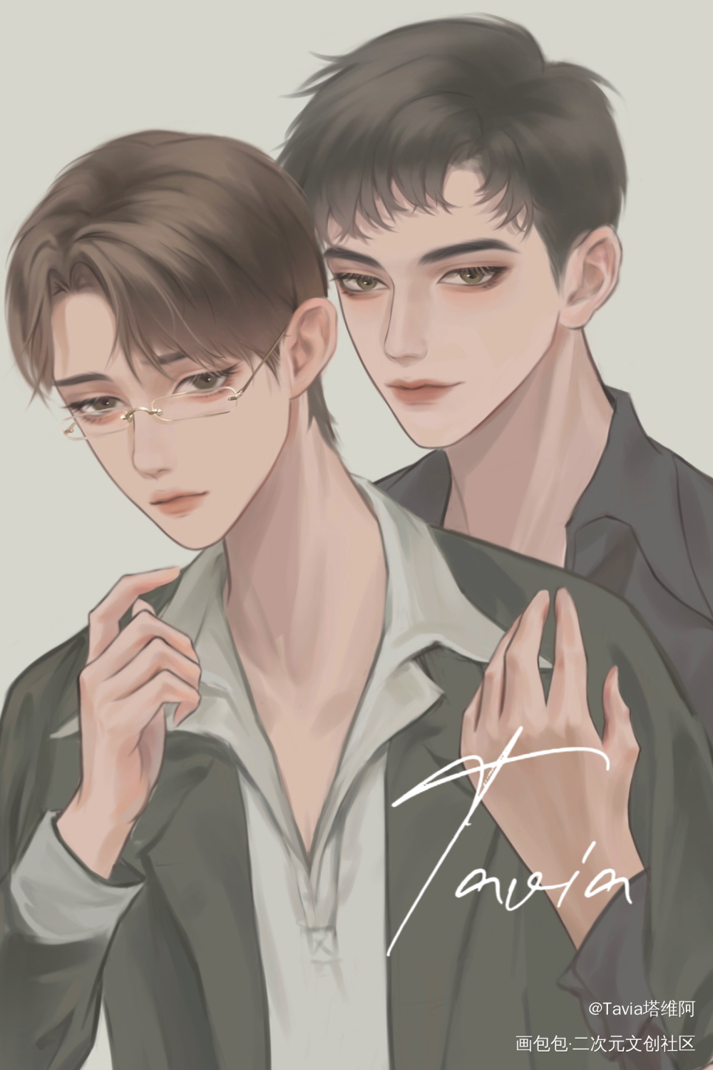 炀炀得意_针锋对决188男团原顾绘画作品