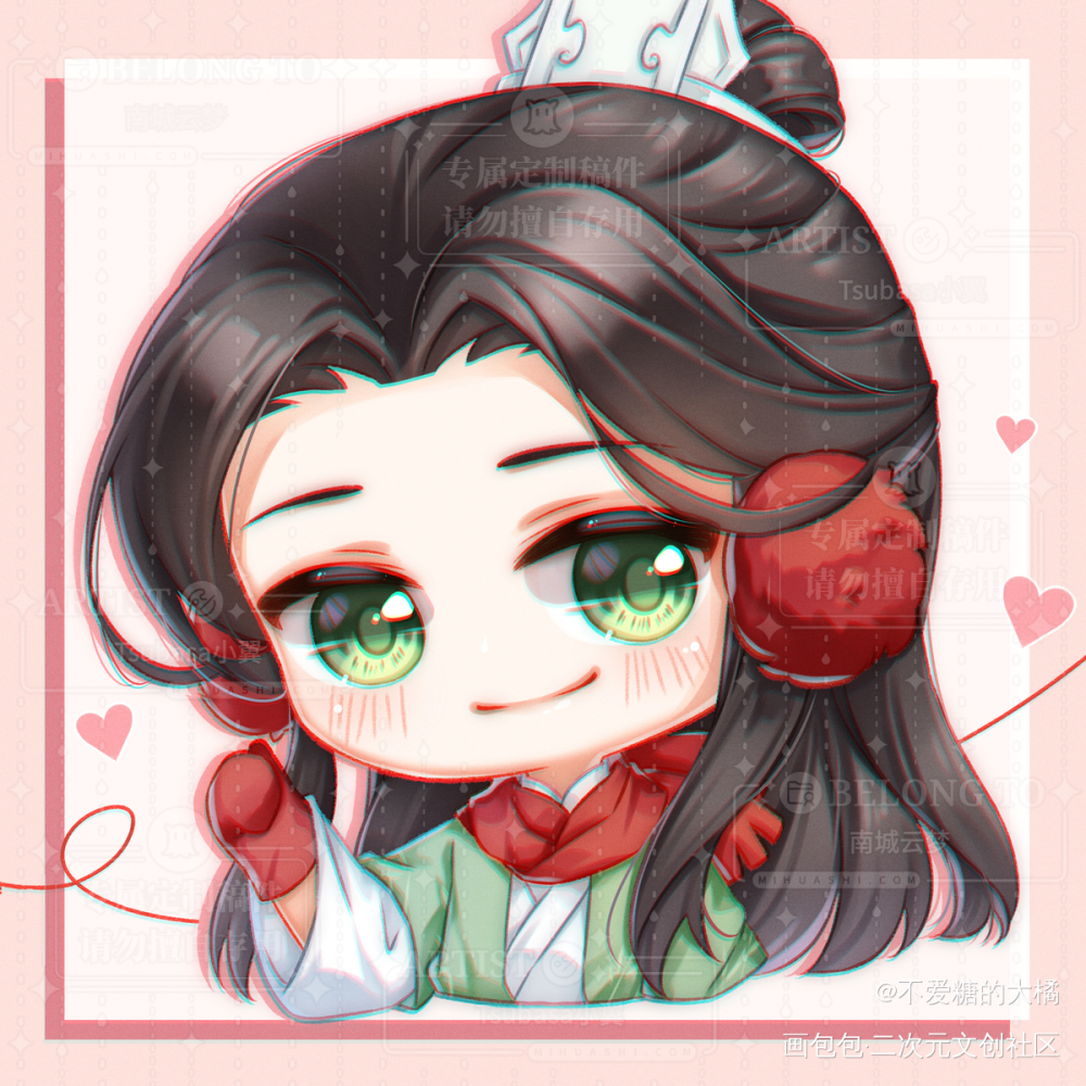 _人渣反派自救系统冰秋沈清秋绘画作品