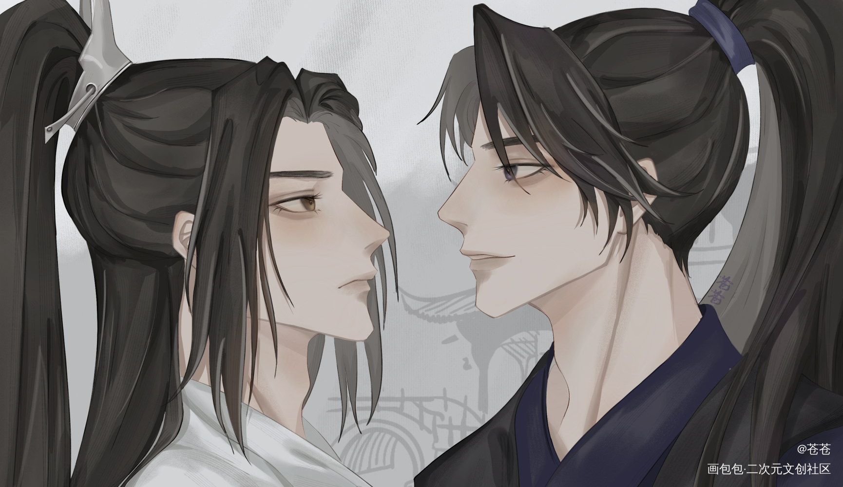 晚宁 生辰快乐～_二哈和他的白猫师尊楚晚宁0809生辰吉乐绘画作品