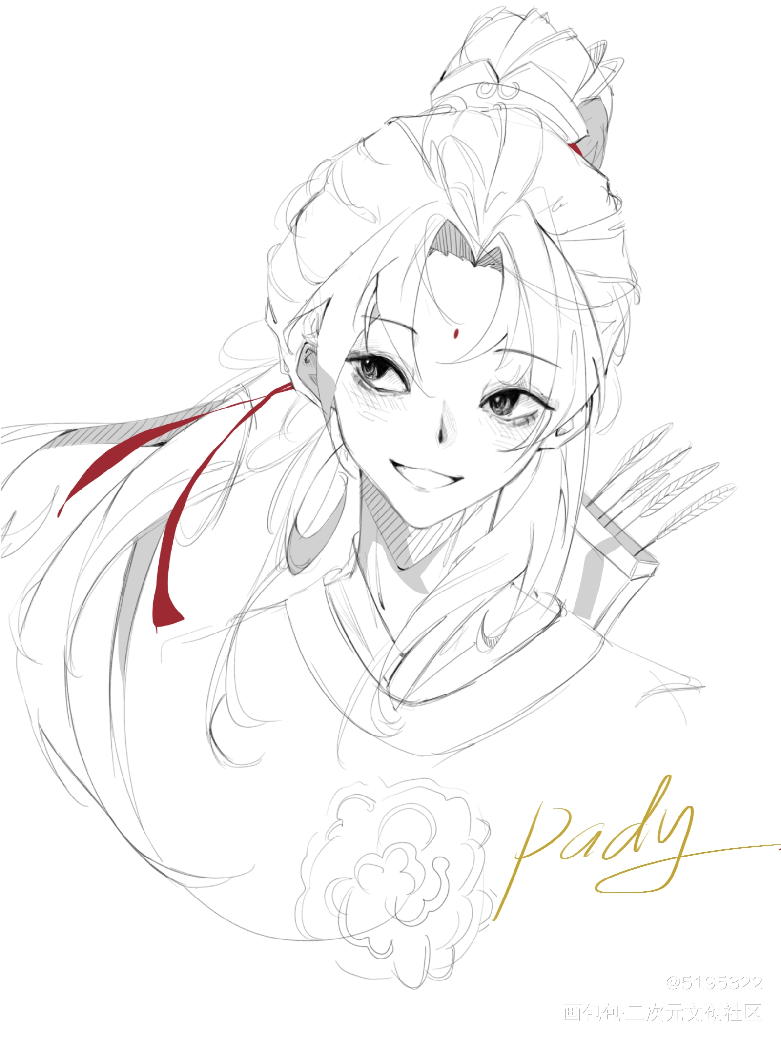 大小姐驾到，通通闪开！_魔道祖师金凌摸鱼页墨香铜臭原创绘画作品