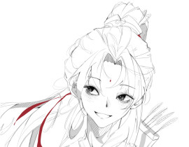 大小姐驾到，通通闪开！_绘画作品