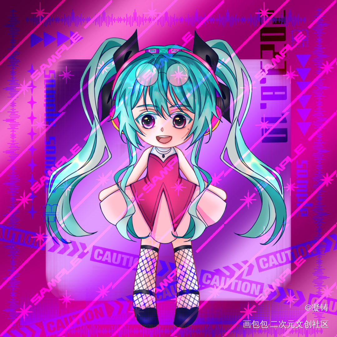 _稿件摸鱼约稿绘画oc绘画作品