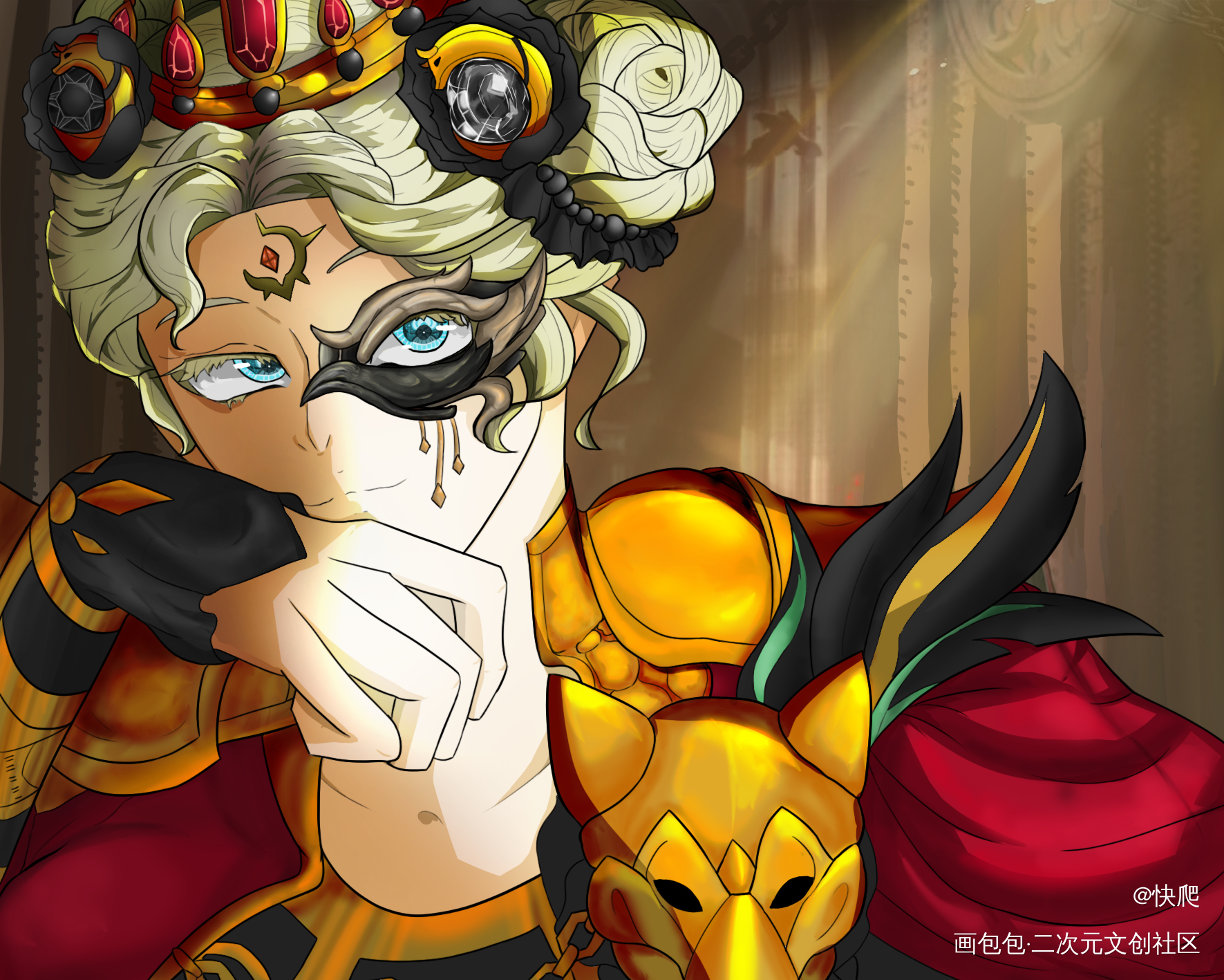 特蕾西归来者_第五人格特蕾西机械师板绘涂绘画作品