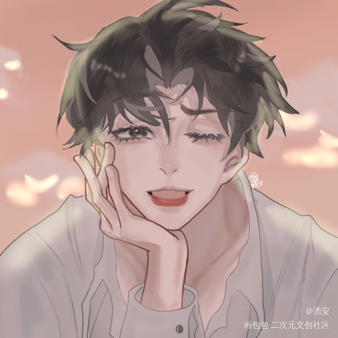 _你却爱着一个傻逼188男团李简简隋英简隋英0812生日快乐绘画作品