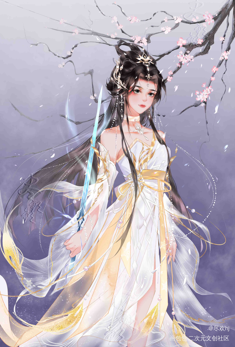 稿子_(:з」∠)__摸鱼页古风同人古风插画求约稿绘画练习绘画绘画作品