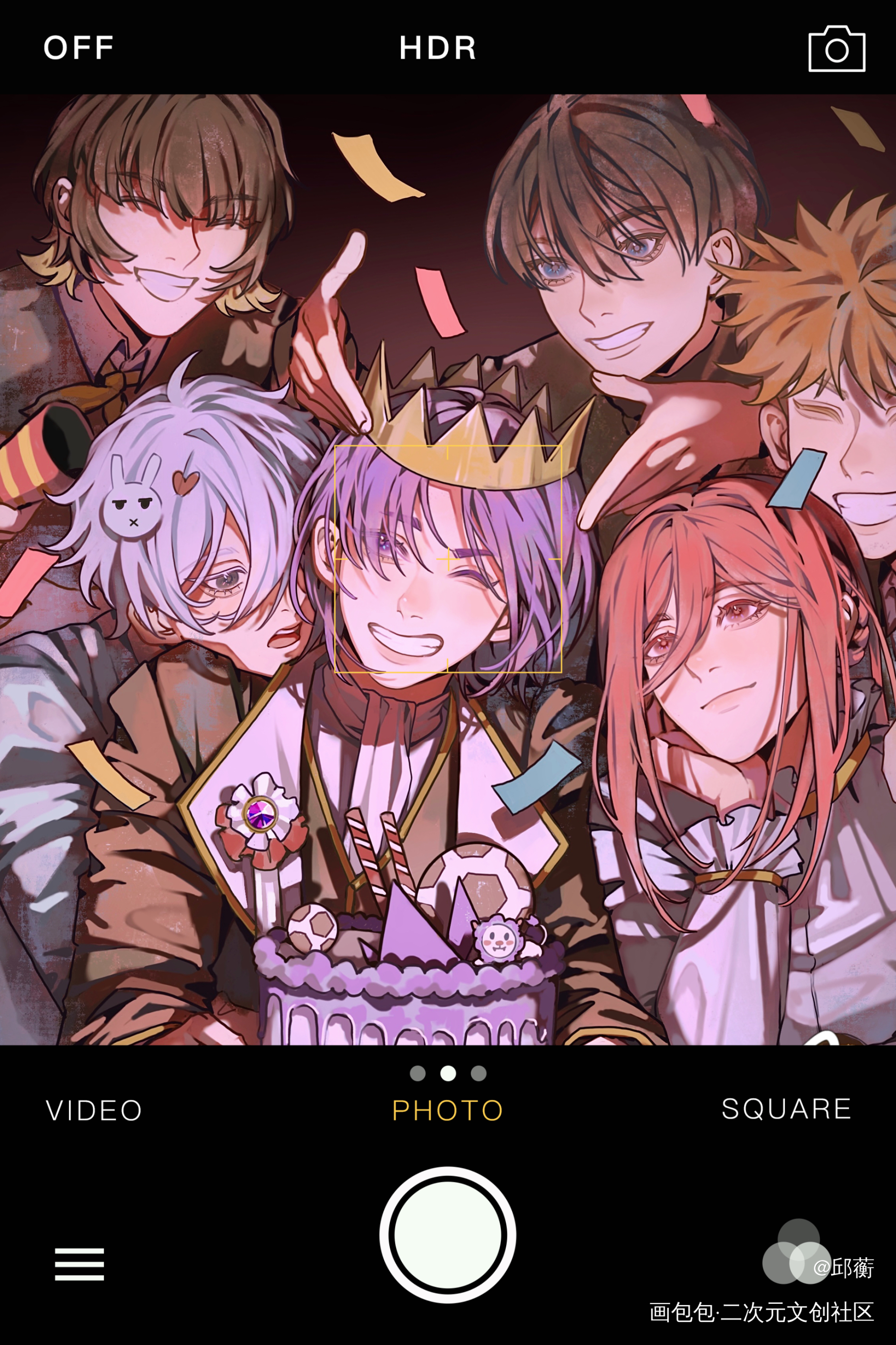 芋圆宝宝生日快乐！_凪玲蓝色监狱绘画作品