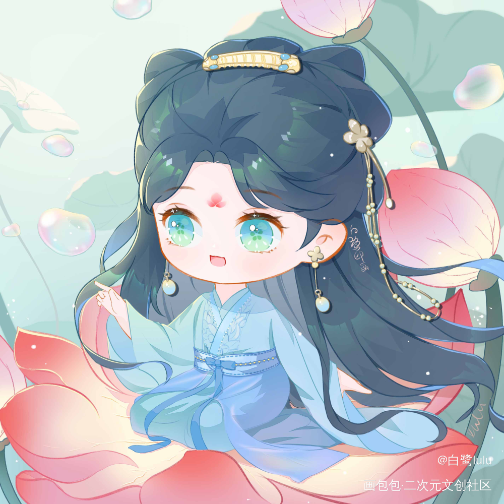 小夭_Q版长相思绘画作品