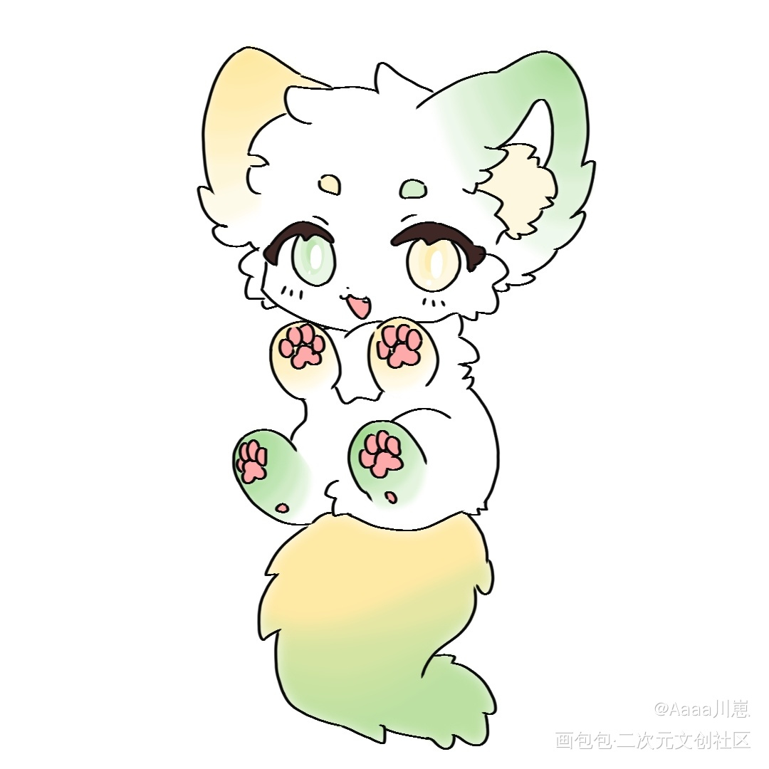 可爱崽崽，私设勿动_摸鱼页绘画作品