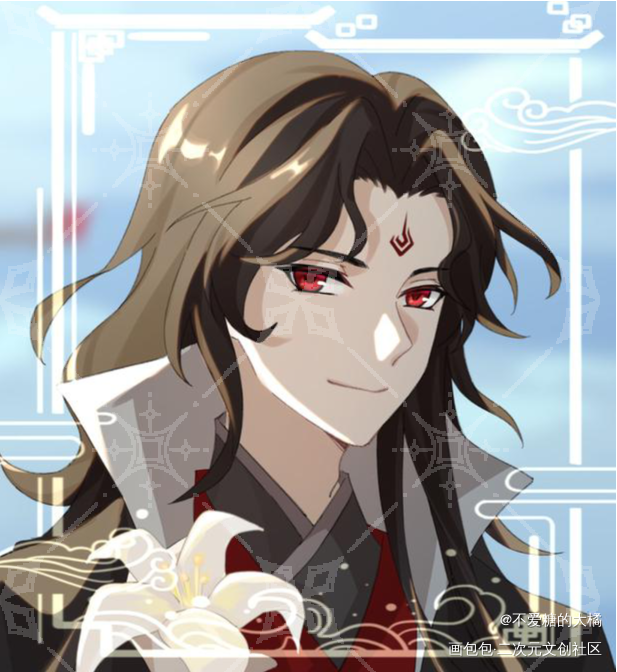 _人渣反派自救系统冰秋绘画作品