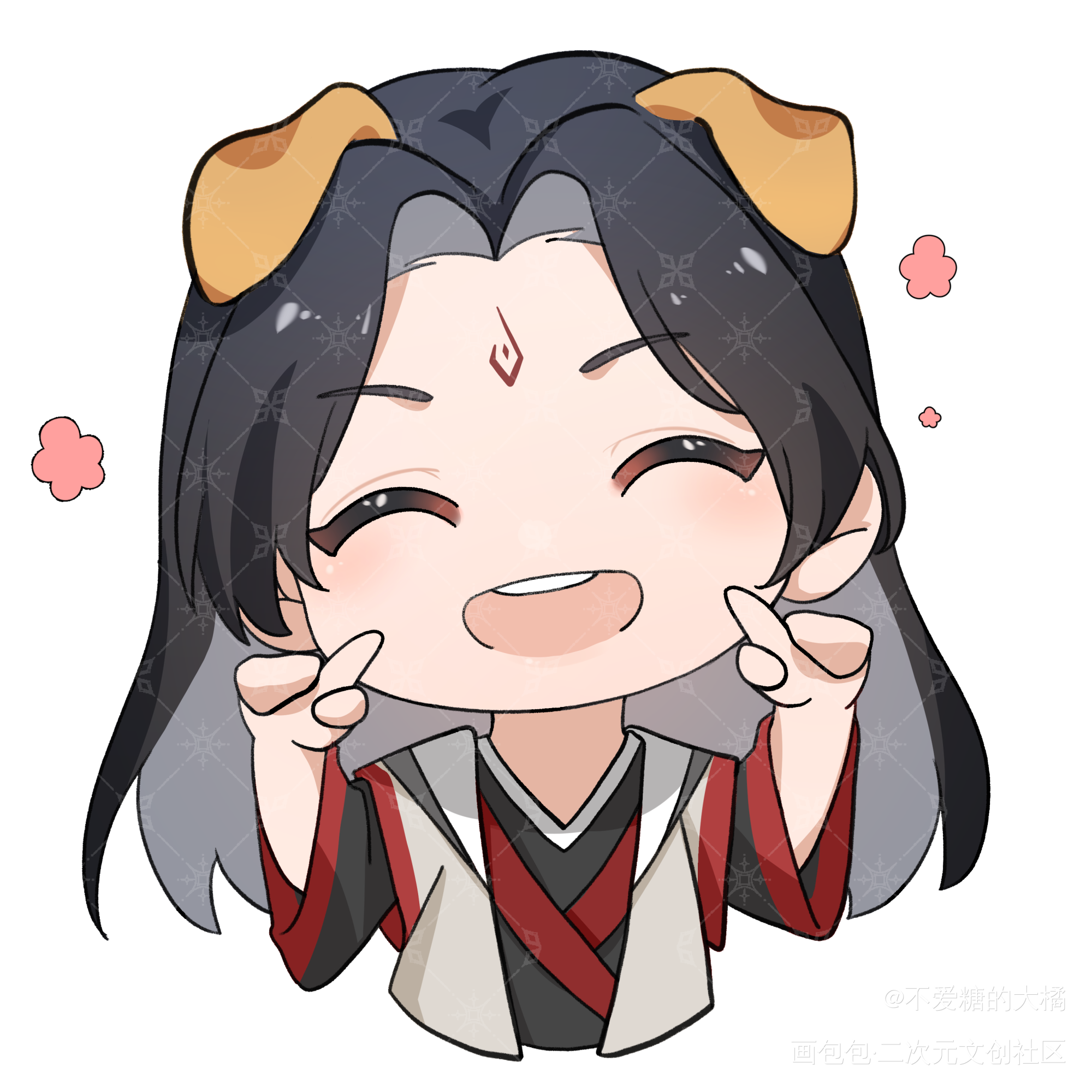 _人渣反派自救系统冰秋绘画作品