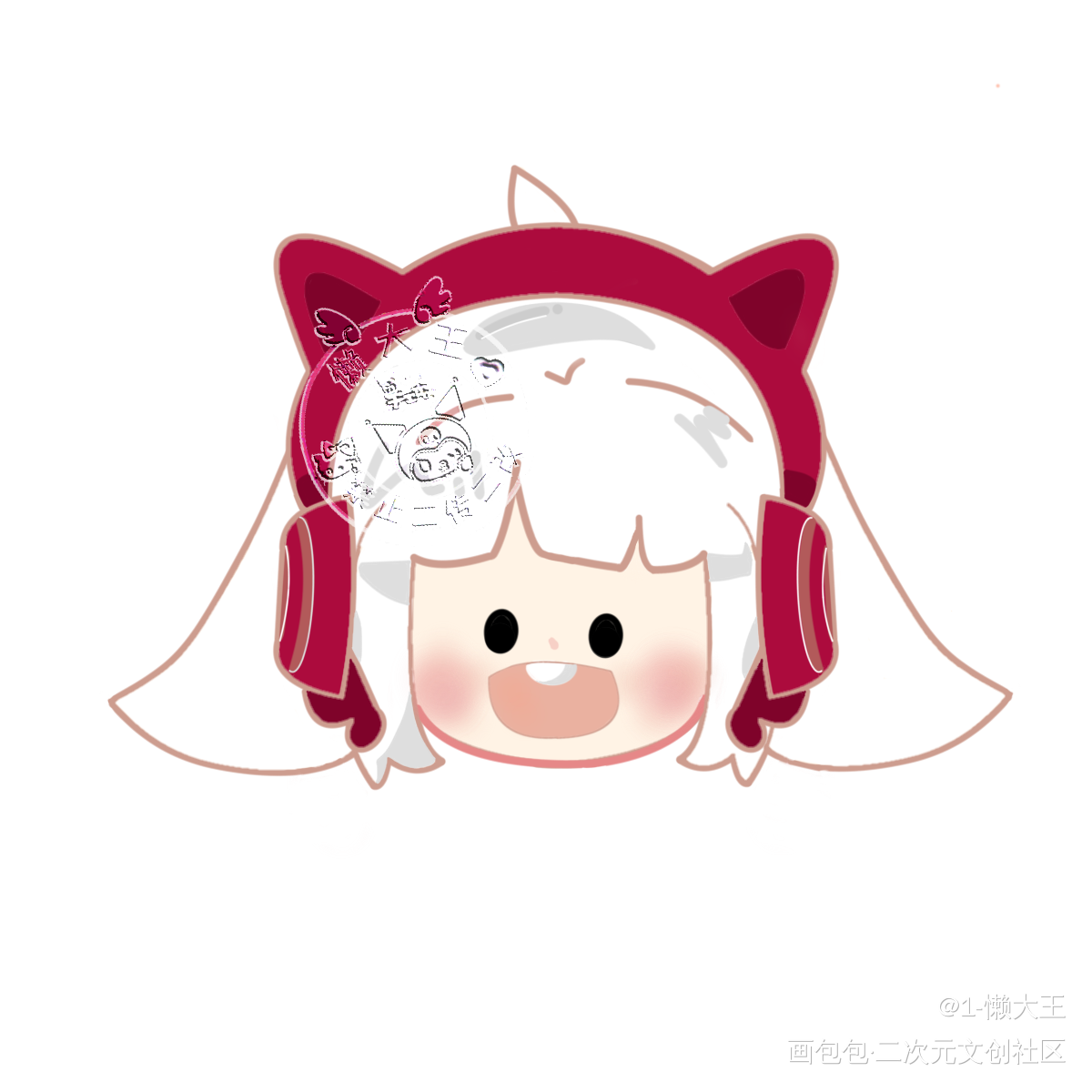原创设计|豆豆眼|_板绘涂原创人设接稿绘画作品