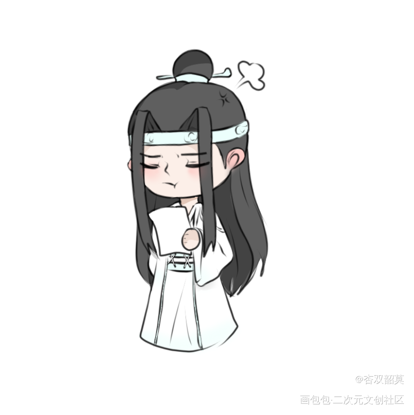 _魔道祖师指绘绘画作品