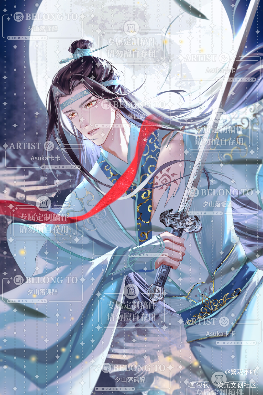 忘羡_魔道祖师忘羡绘画作品