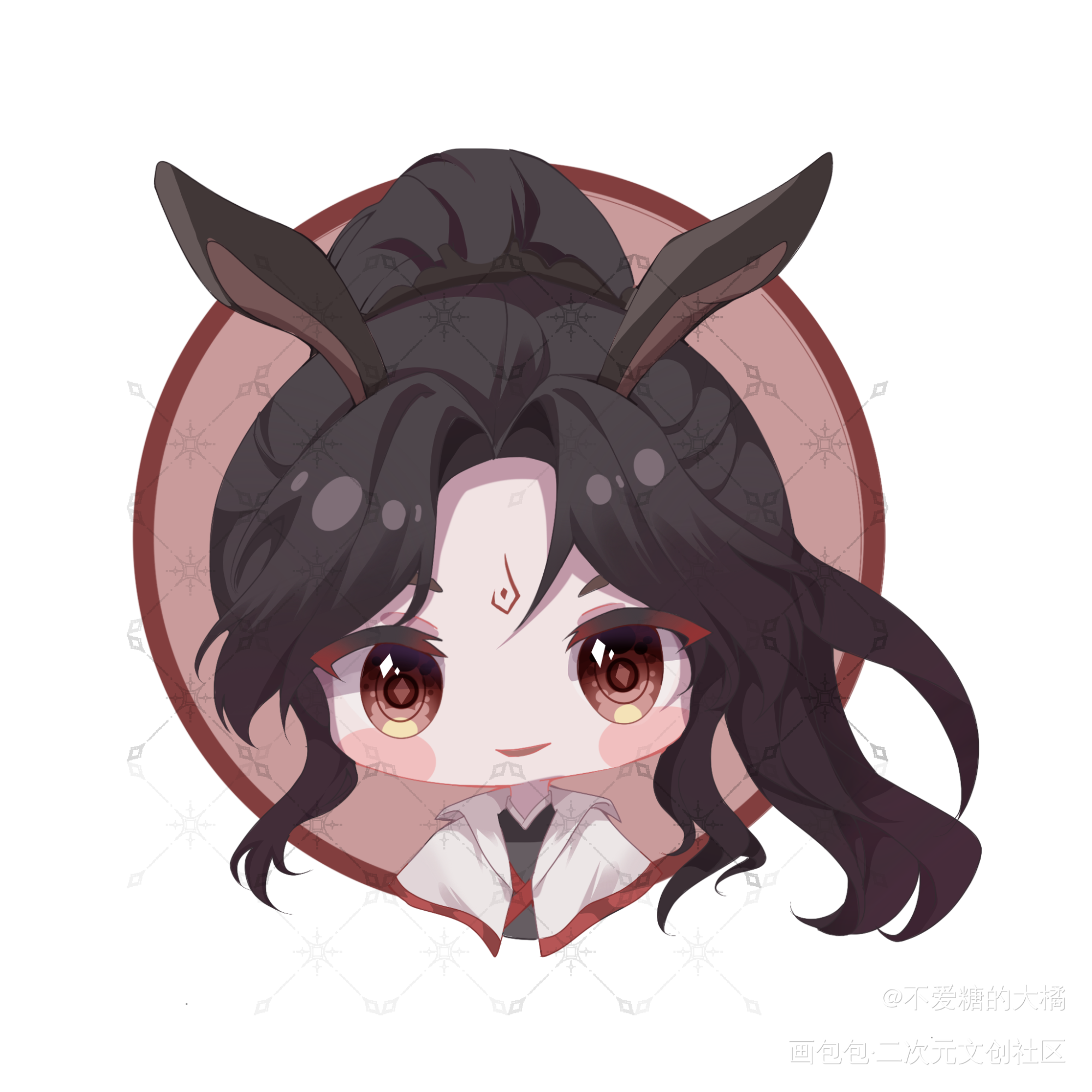 _人渣反派自救系统冰秋洛冰河绘画作品