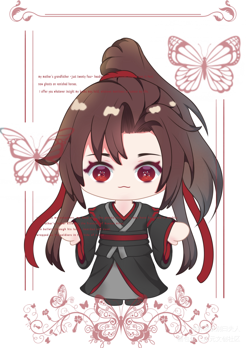 羡宝_魔道祖师忘羡魏无羡绘画作品