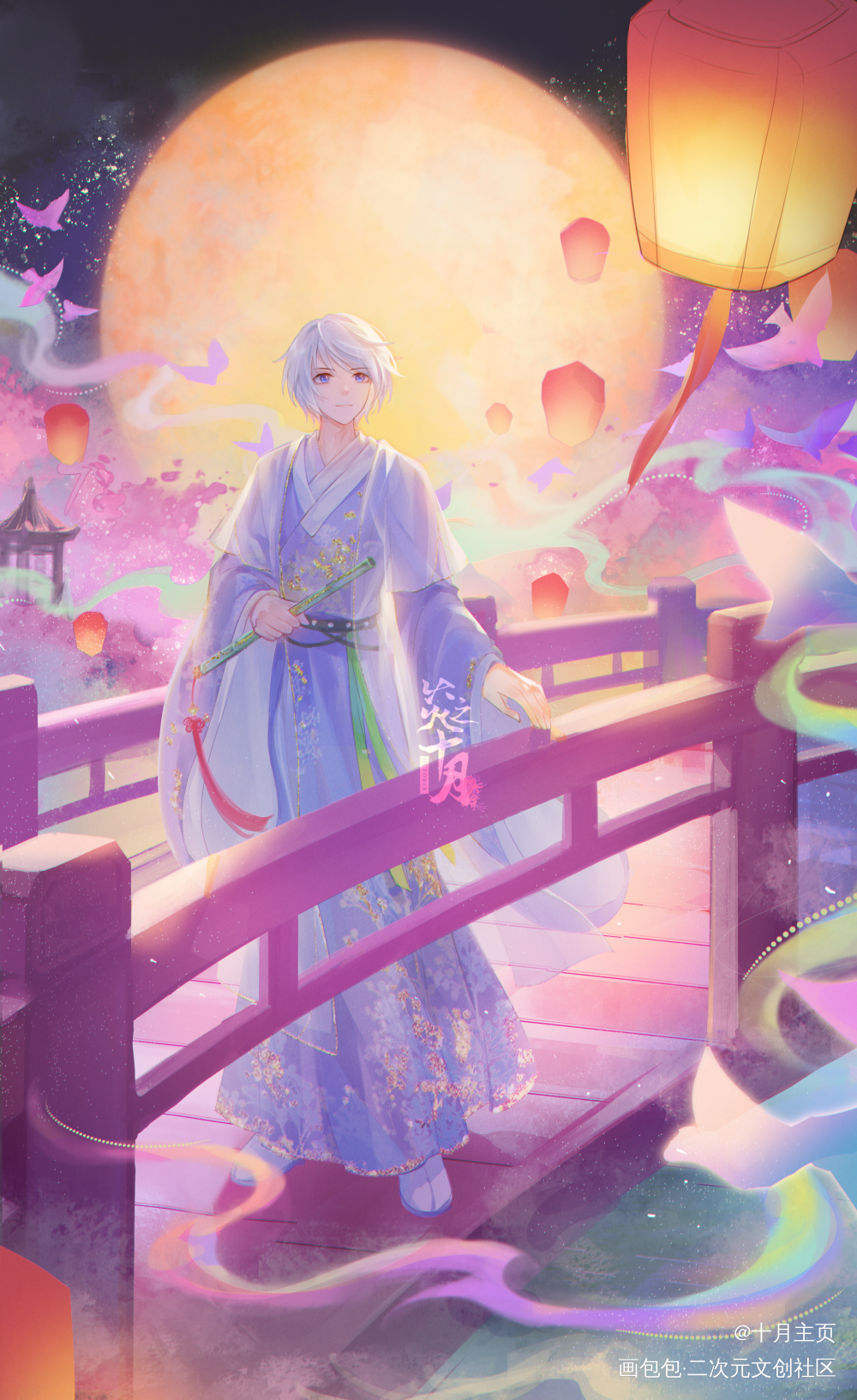 炎之十月23年七夕贺图_七夕偷星九月天炎之十月炎之十月偷星九月天绘画作品