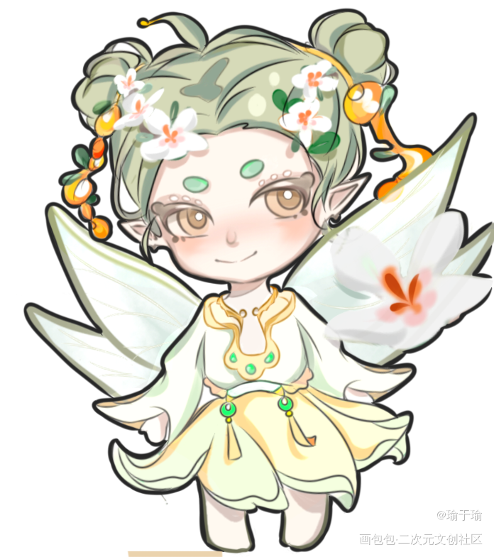 糖宝小精灵_糖宝花千骨绘画作品