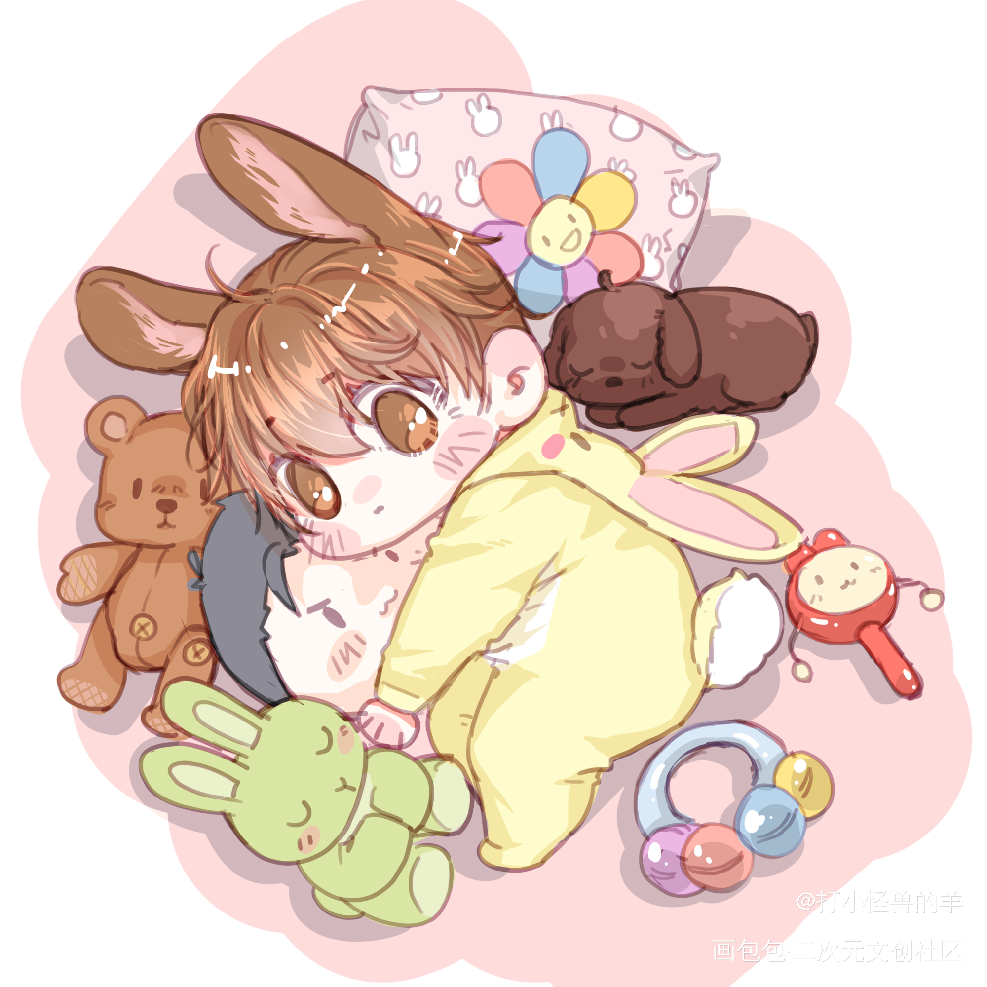 七夕快乐_娘娘腔188男团群秀板绘涂绘画作品