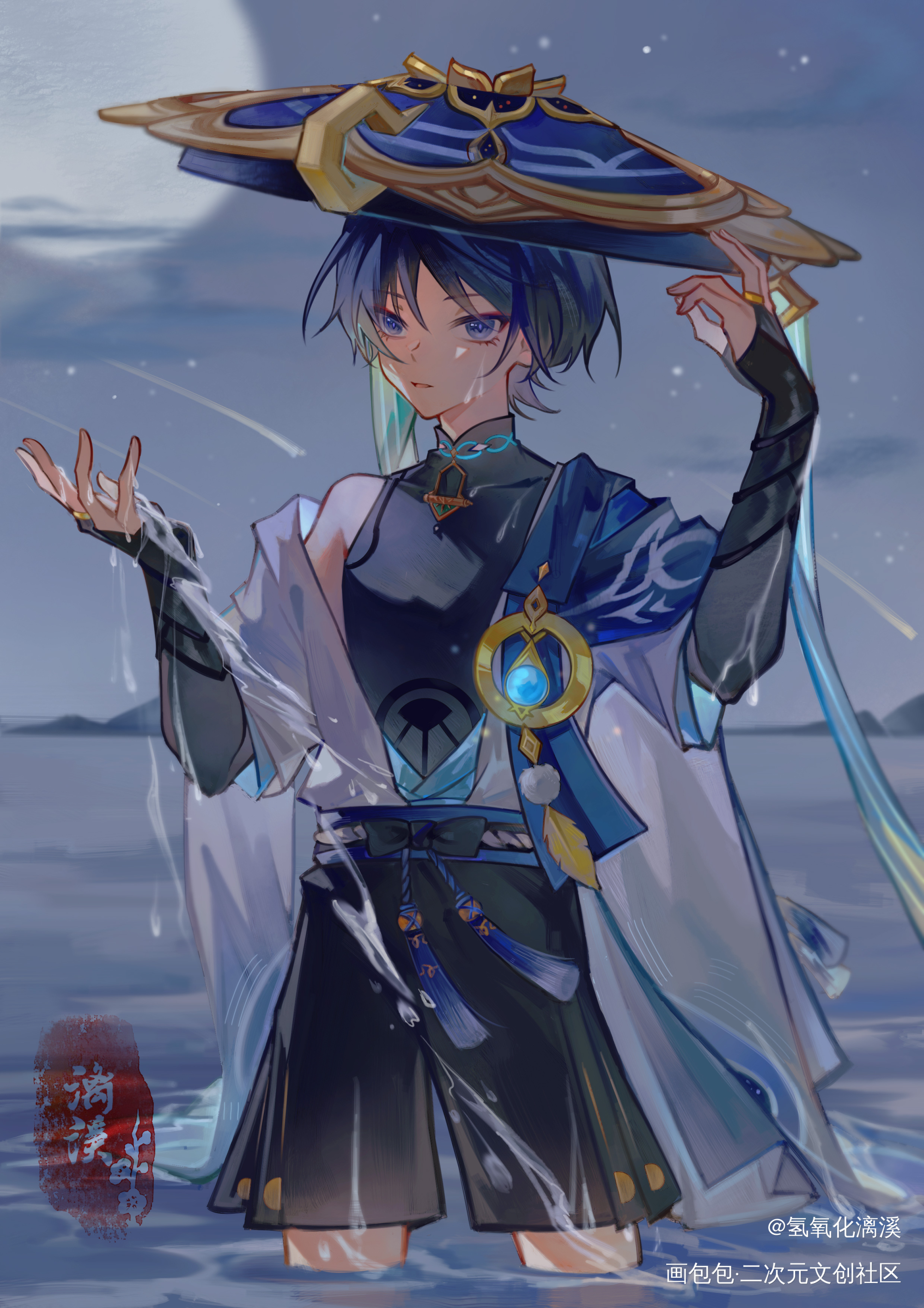 _原神散兵原神散兵绘画绘画作品
