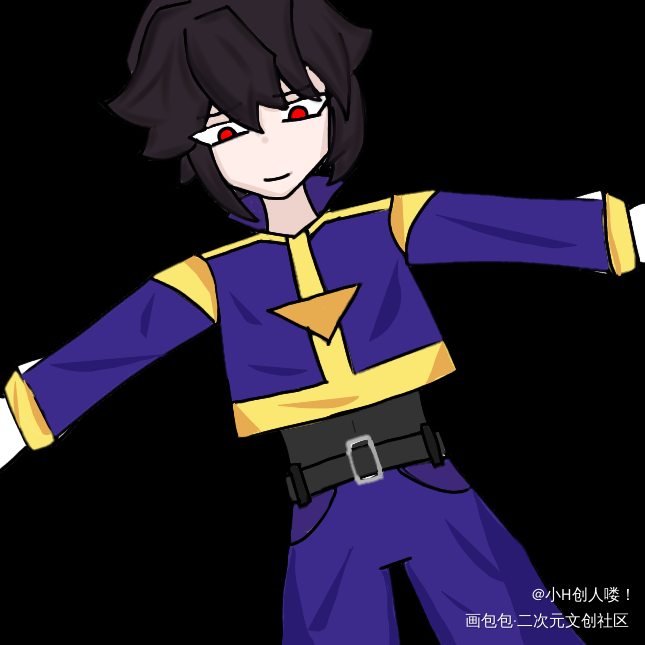 我是标题🌚_我就是风格伽罗和小心超人伽小绘画作品