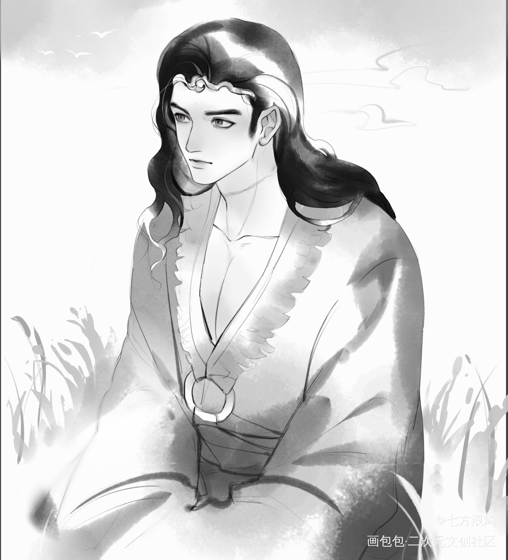 殷郊(´ . .̫ . `)_姬屋藏郊封神三部曲发郊封神殷郊绘画作品