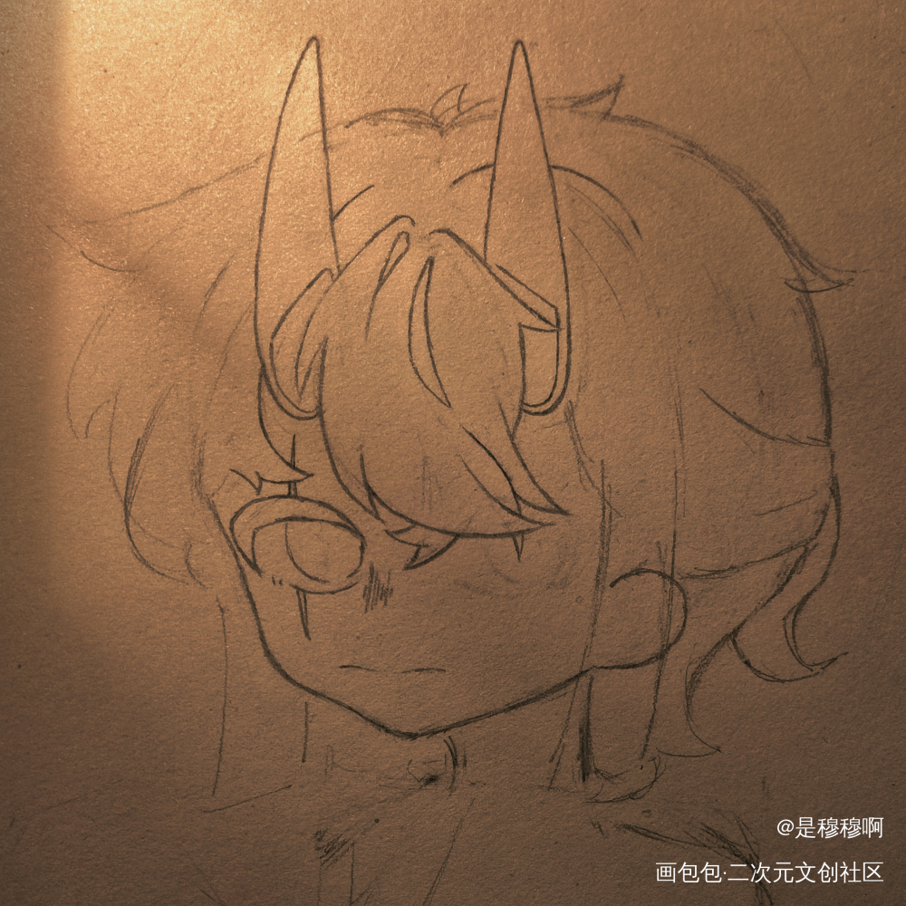 水_手绘人设原创人设绘画练习绘画绘画作品