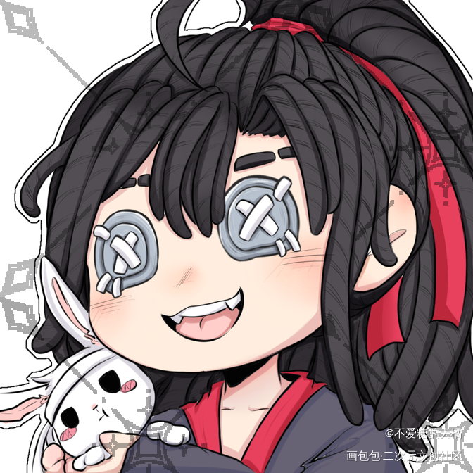 _魔道祖师忘羡魏无羡约稿绘画作品