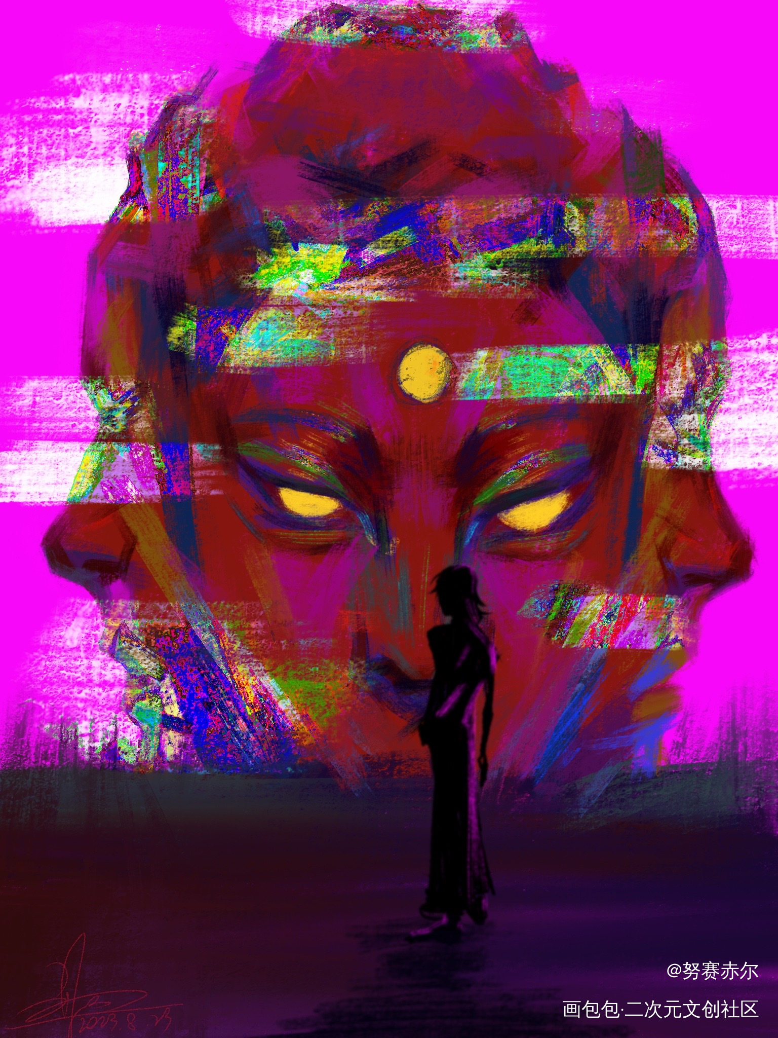 个人创作（不可以未经授权使用！_接稿绘画作品
