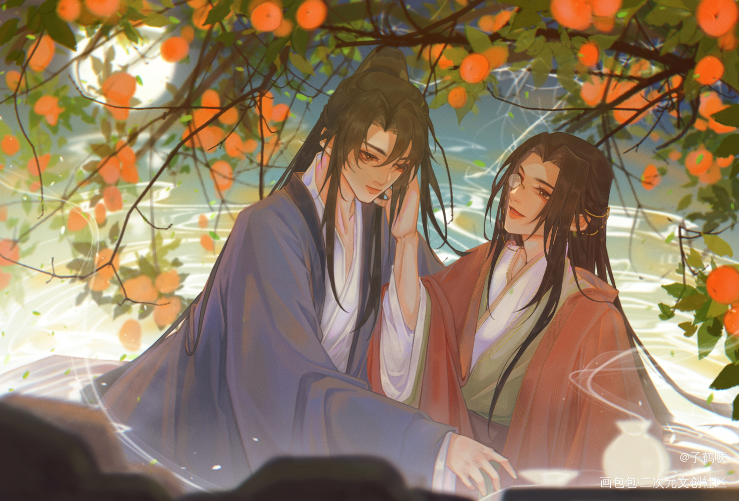 林红柿子繁_杀破狼长顾长庚顾昀插画绘画作品