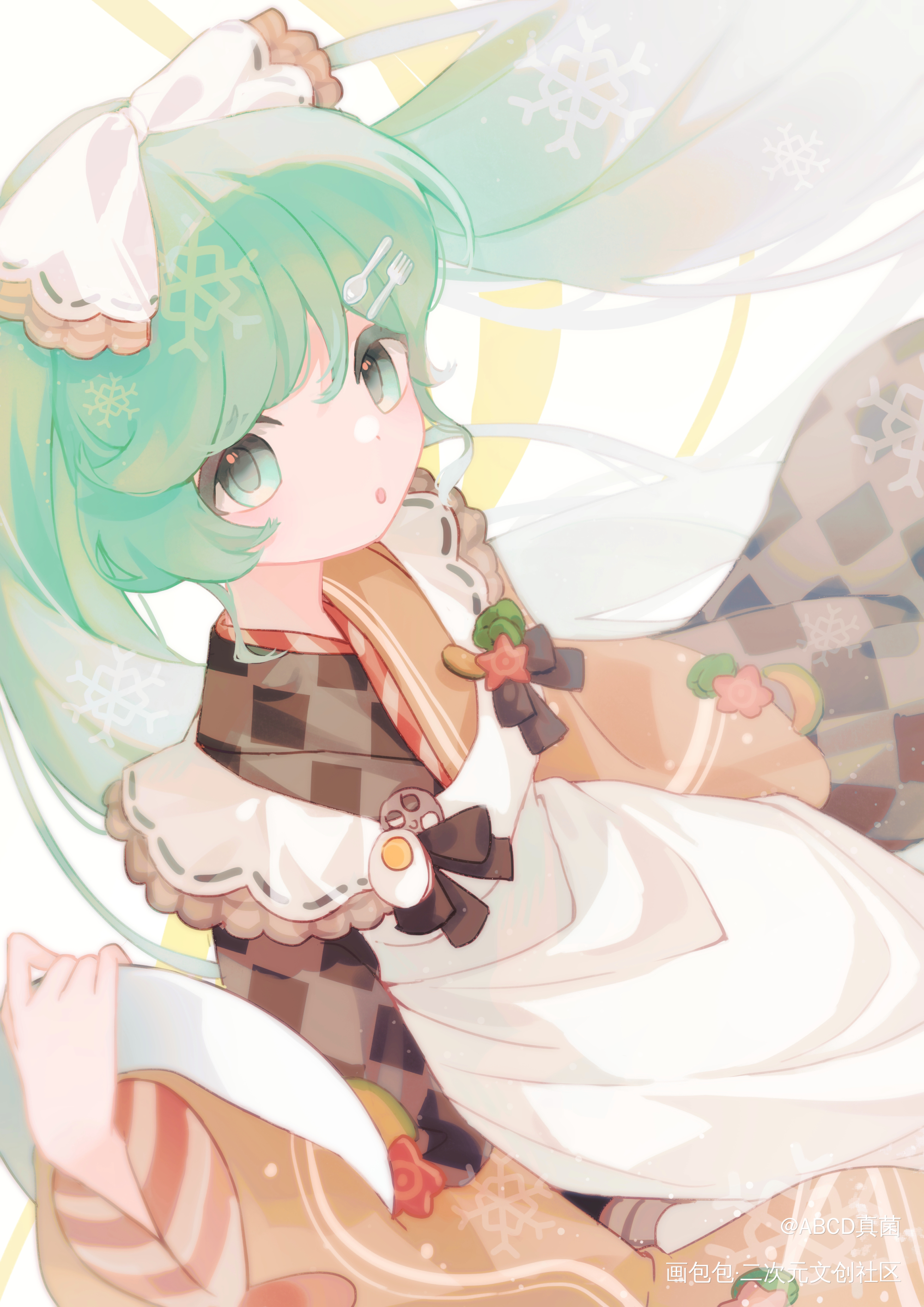 24雪miku_雪初音初音未来初音miku绘画作品