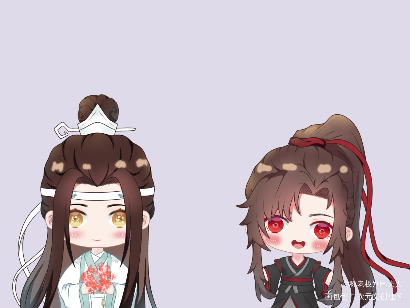 忘羡_魔道祖师忘羡绘画作品