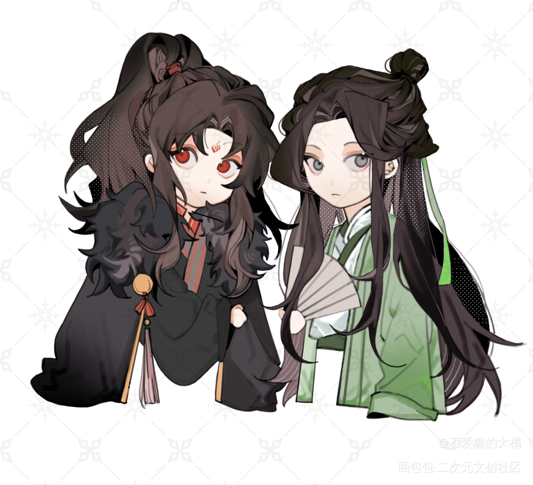_人渣反派自救系统冰秋约稿绘画作品