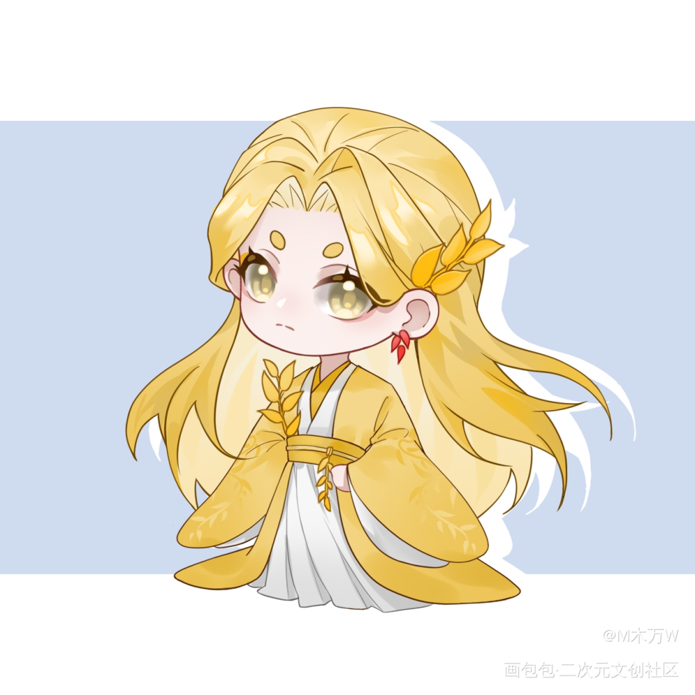 天问_二哈和他的白猫师尊绘画作品