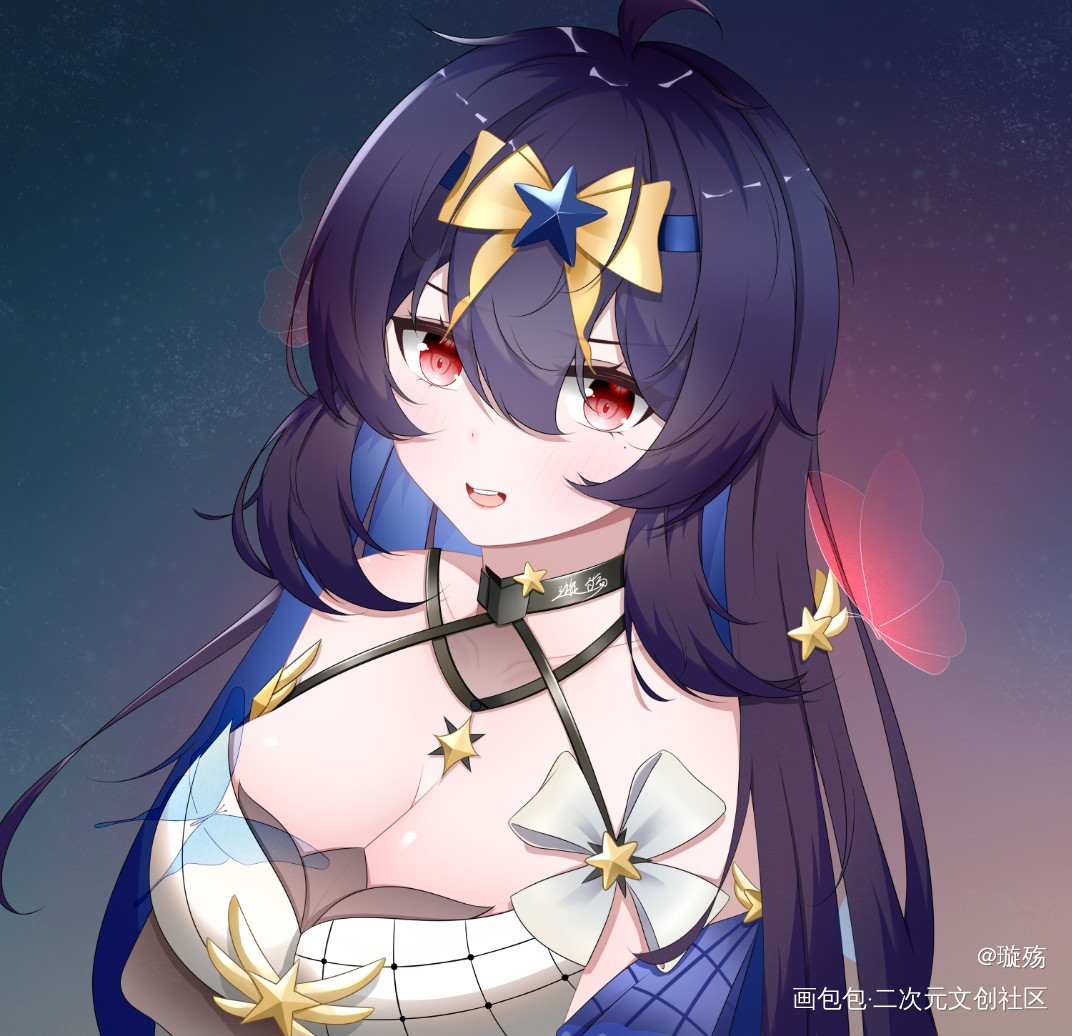 1_崩坏3希儿板绘绘画作品
