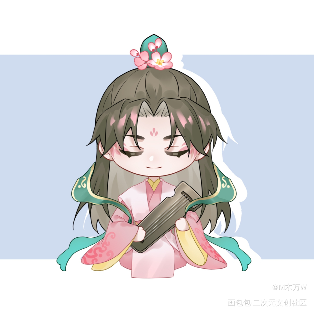 九歌_二哈和他的白猫师尊绘画作品