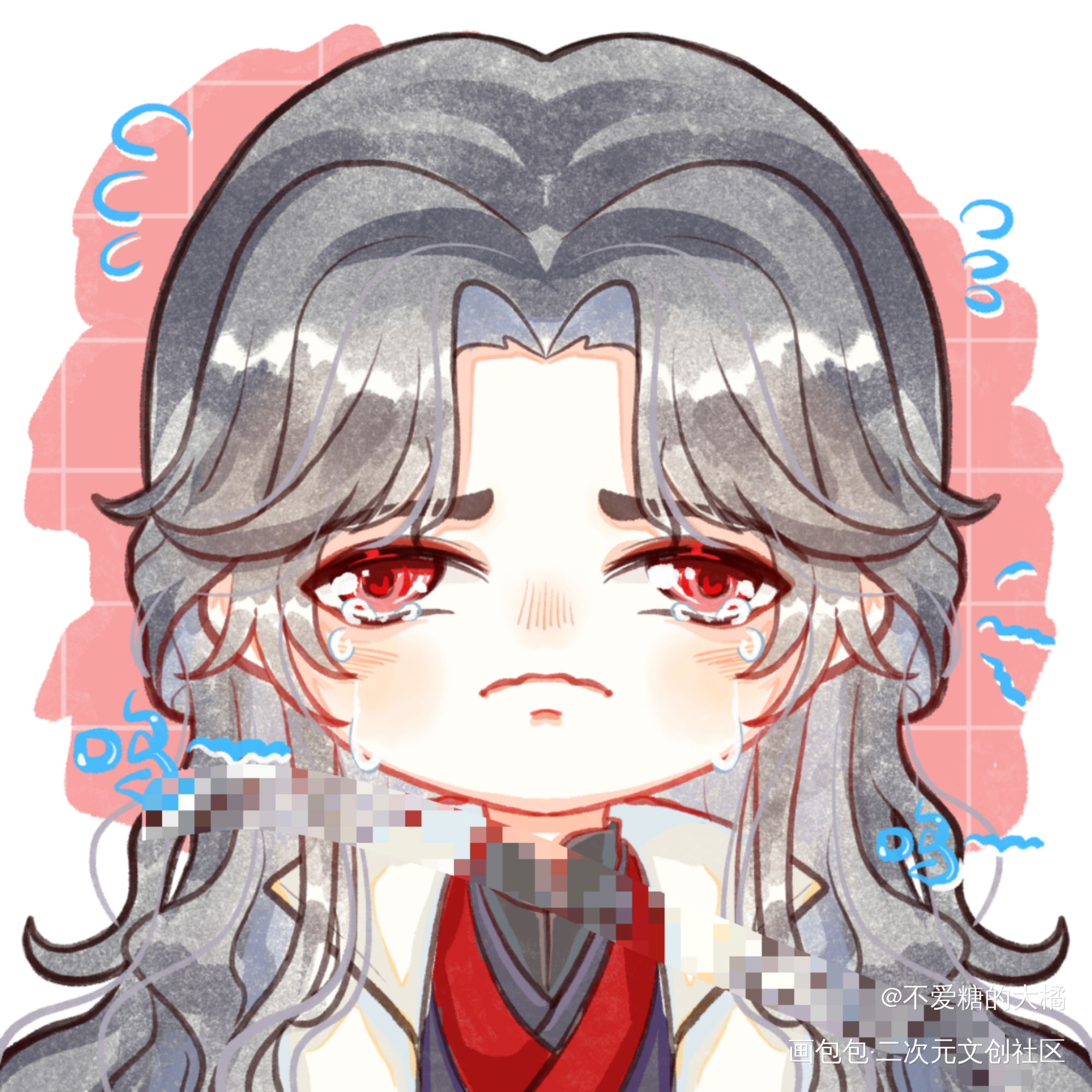 _人渣反派自救系统冰秋约稿绘画作品