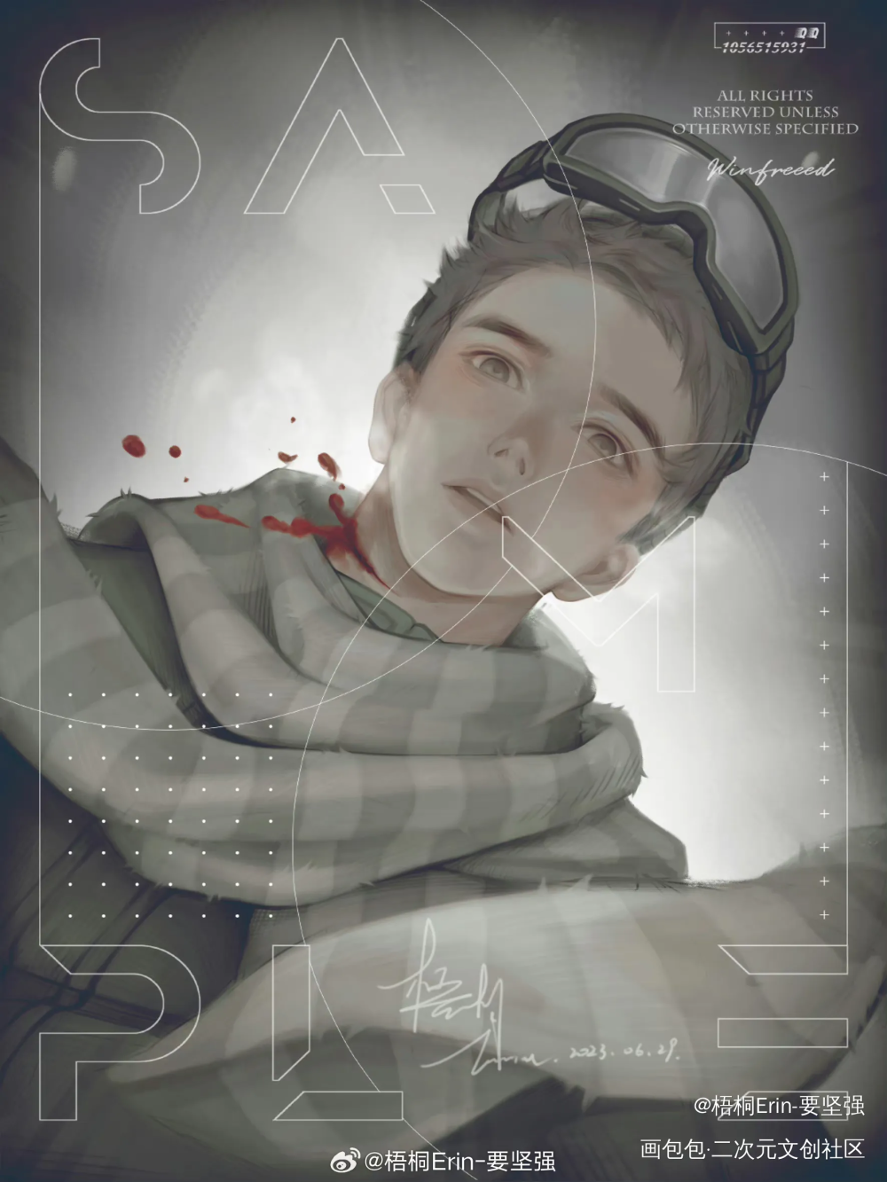 【悬崖】_盗墓笔记吴邪约稿绘画作品