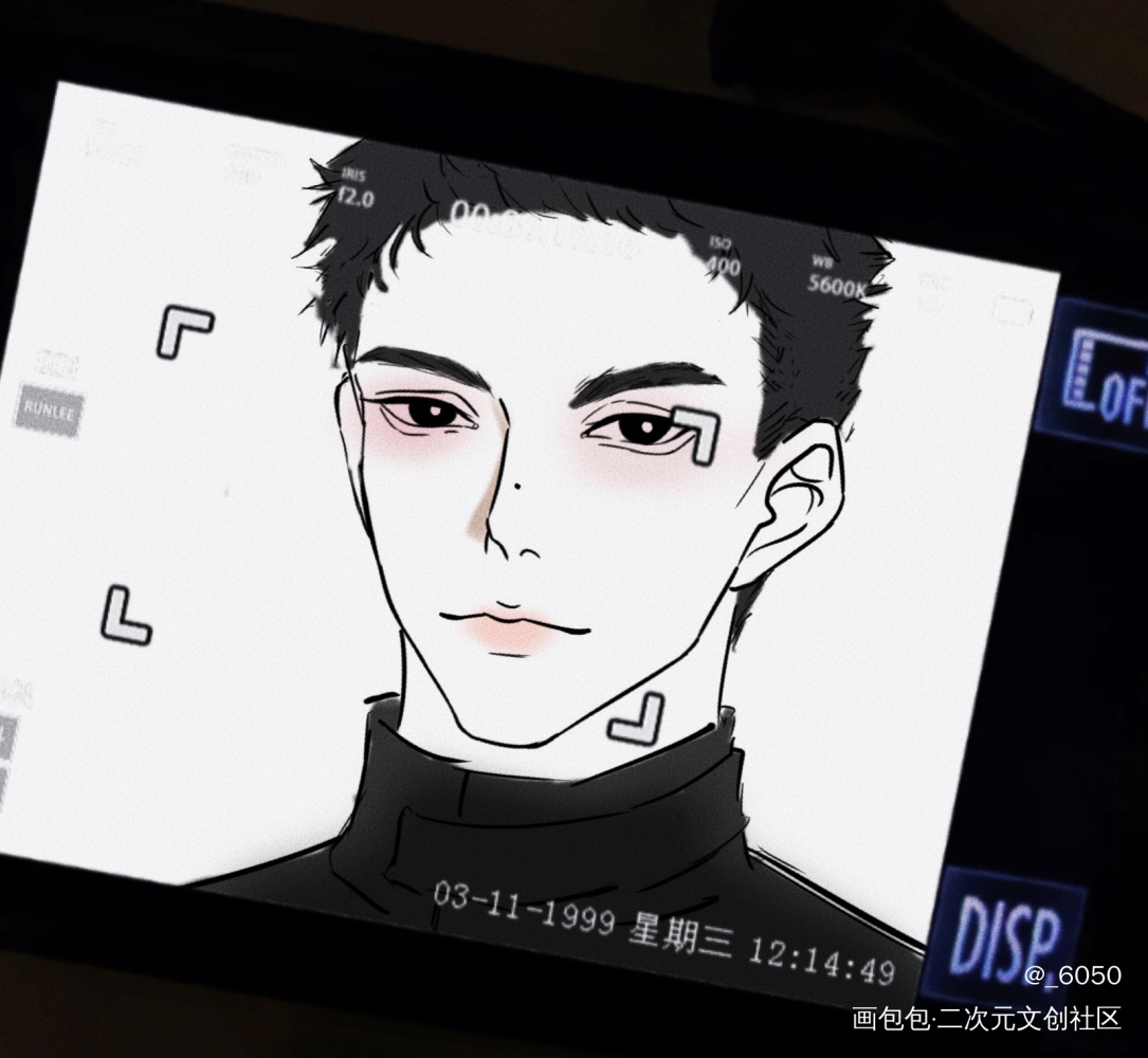 火焰戎装_火焰戎装188男团宫任黑白简笔绘画作品