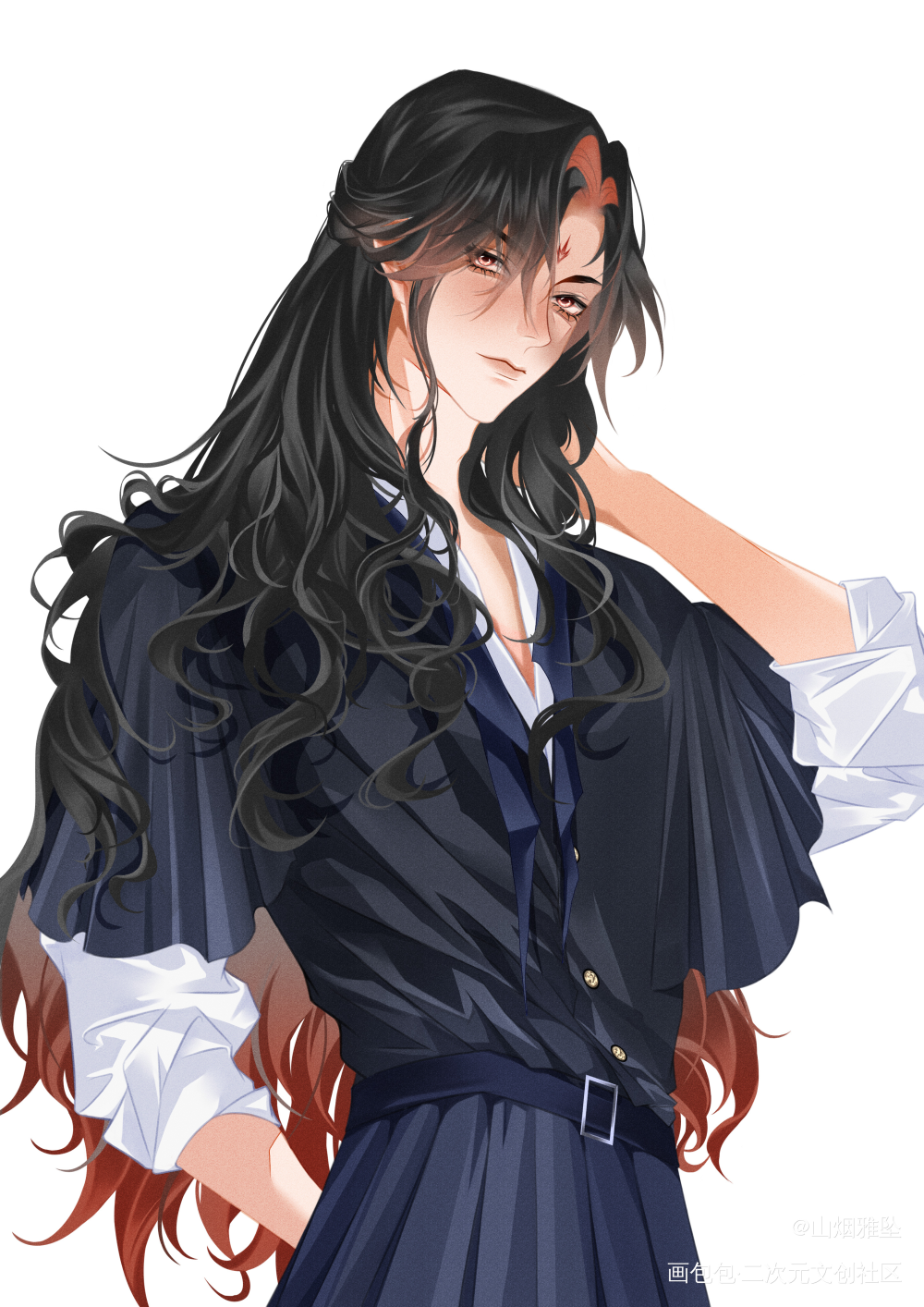 男高女装洛冰河_人渣反派自救系统冰秋沈清秋洛冰河绘画作品