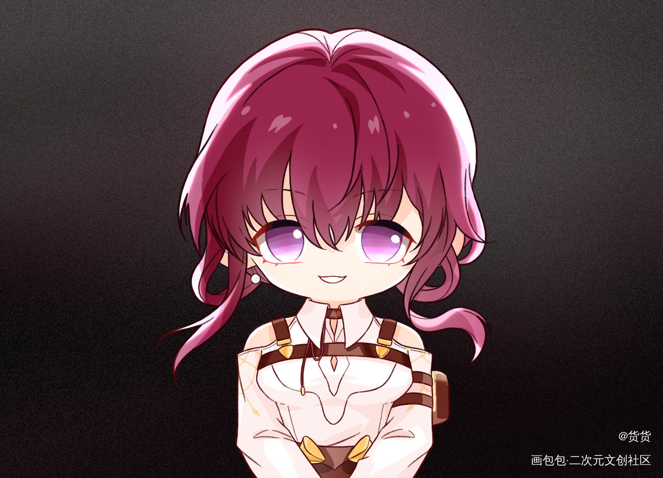 _崩坏星穹铁道卡芙卡绘画作品